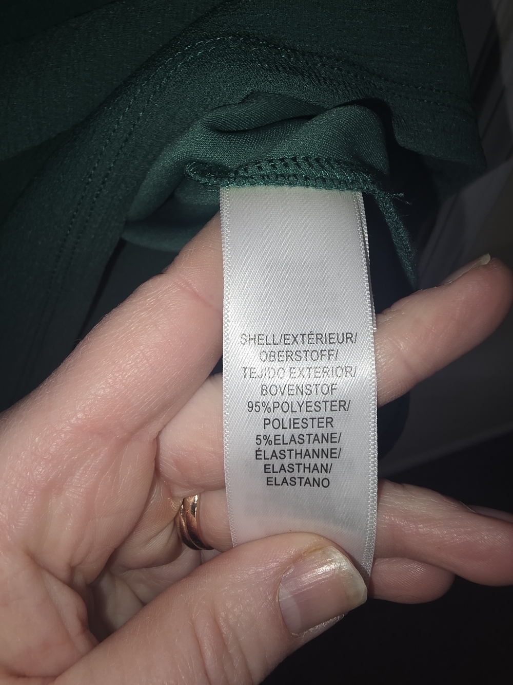 Adrianna Papell Green Classic Twist-Front Sheath Dress Medium - Picture 8 of 9